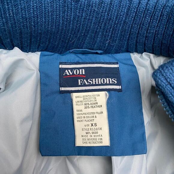 Vintage Long Puffer Jacket Down Feather - Picture 5 of 7